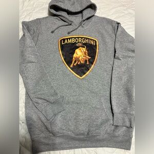 Man’s Lamborghini hoodie fit size XL (new )
